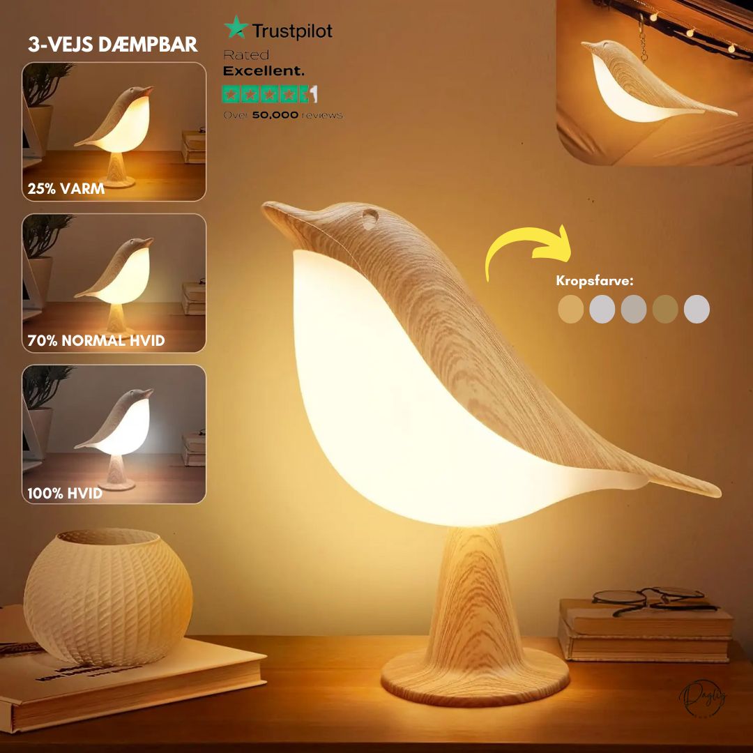 Elegant LED-bordlampe med justerbar lysstyrke. Perfekt til moderne indretning.