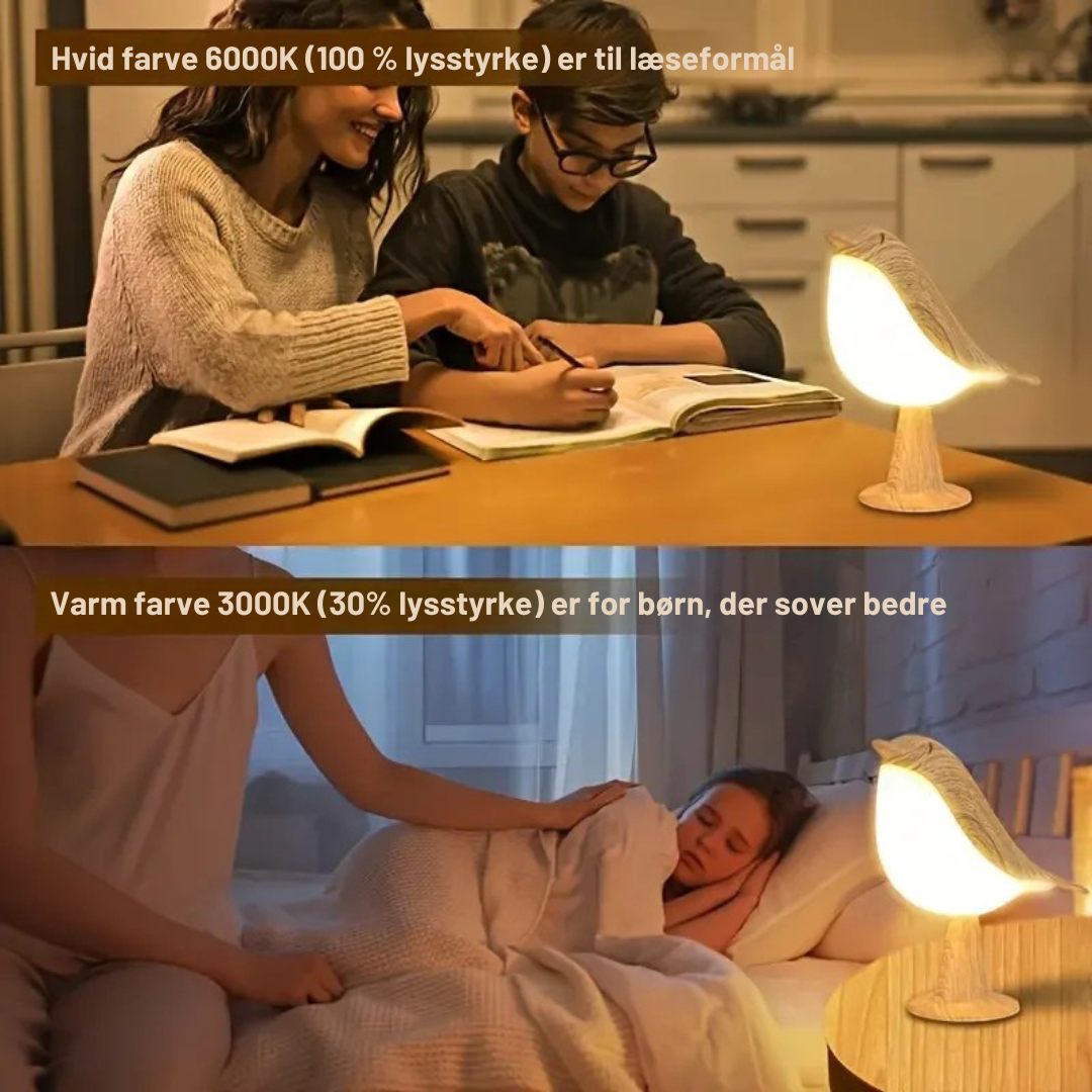 Trådløs LED-bordlampe i elegant design. Genopladelig for optimal fleksibilitet i hjemmet.
