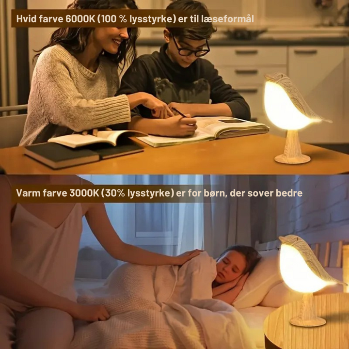 Trådløs LED-bordlampe i elegant design. Genopladelig for optimal fleksibilitet i hjemmet.