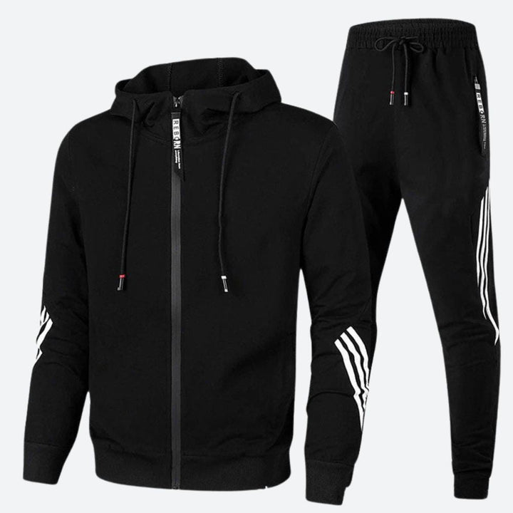 Komfortabelt herre business casual sæt. Moderne, elegant jakkesæt til mænd, ideelt til en stilfuld hverdag.