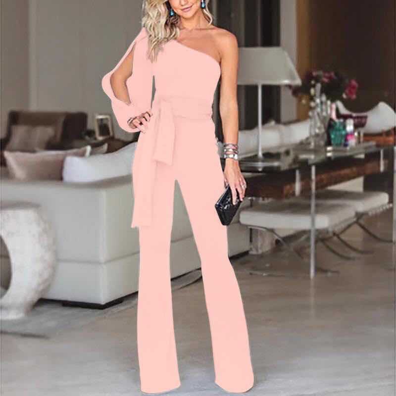 Chic aften jumpsuit til kvinder, perfekt for både formelle og uformelle fester.