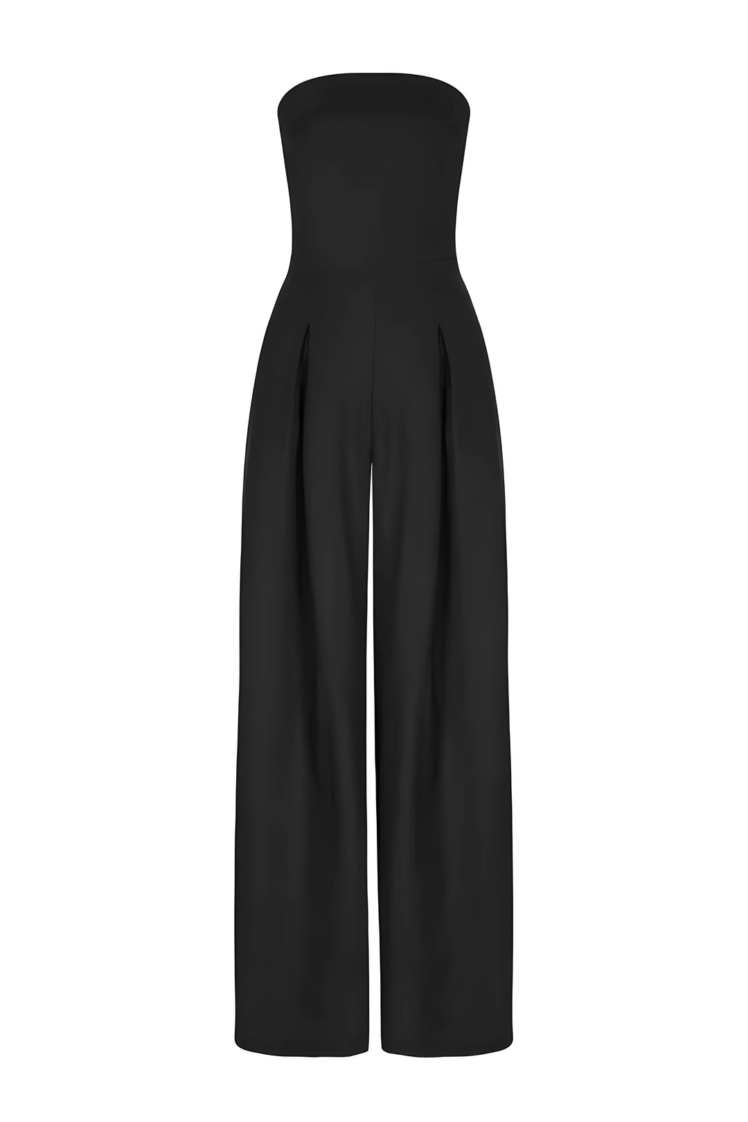 Stilfuld stropløs jumpsuit for kvinder, et ideelt valg til festlige begivenheder.