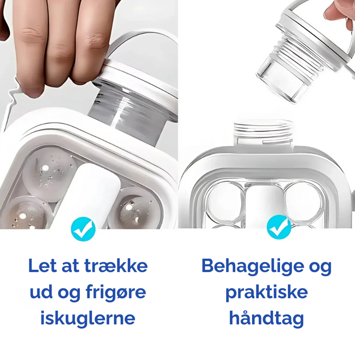 Bærbare iskugler for nem servering. Elegant og praktisk drinkstilbehør til enhver lejlighed.