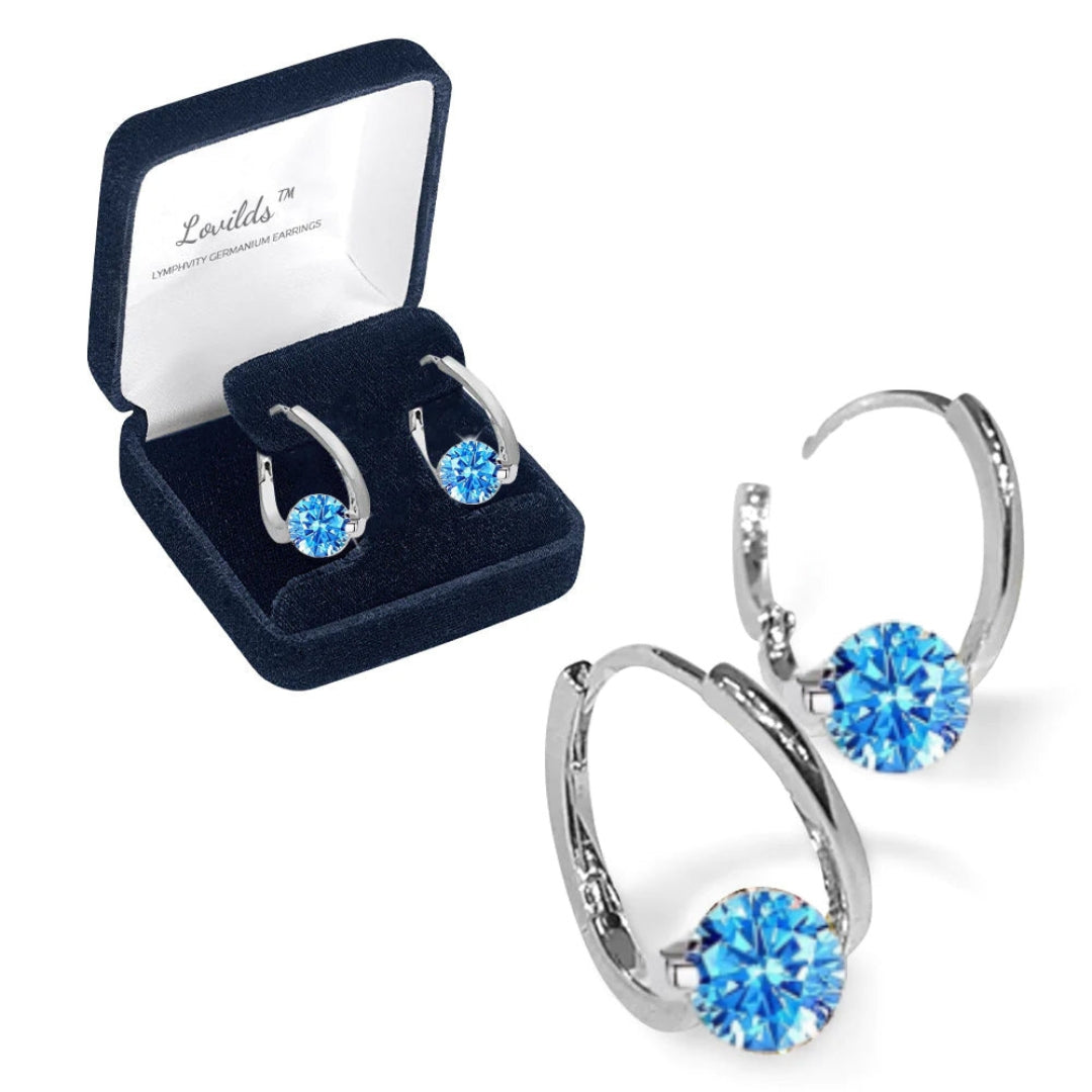 Elegante kvinders germanium terapi øreringe for velvære og stil, perfekt til daglig brug.