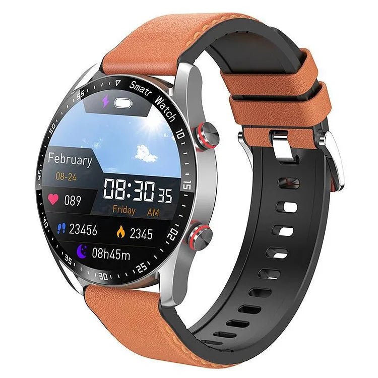 Elegant smartwatch med glukoseovervågning og fitnessfunktioner, stilfuldt design, ideel til sundhedsoptimering
