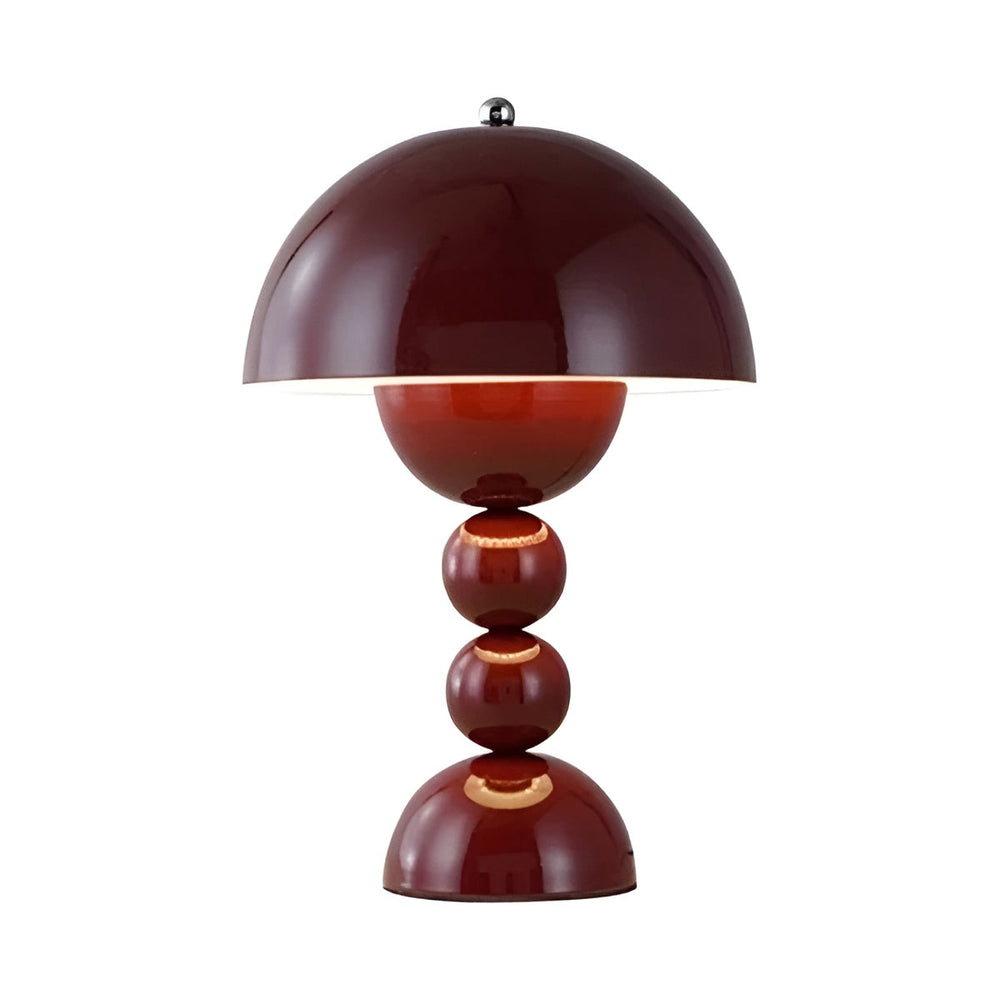Elegant skandinavisk FloraGlow bordlampe med dæmpbart LED-lys og hvide detaljer, blomsterinspireret design.
