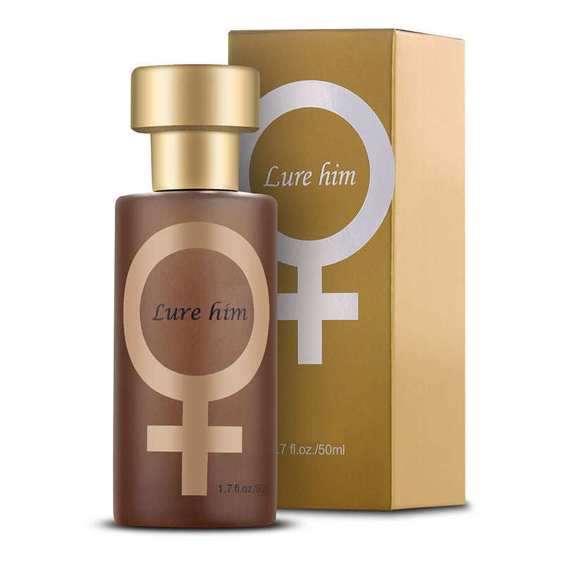 Elegant unisex parfumeflaske med langvarig duft, sort-guld design, ideel til stilfulde, selvsikre brugere.