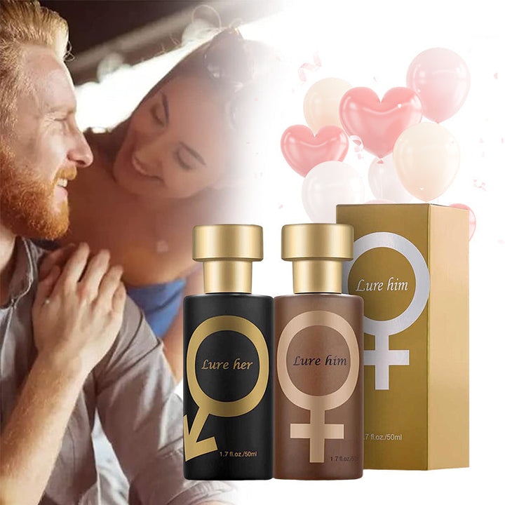 Elegant unisex parfumeflaske med langvarig duft, sort-guld design, ideel til stilfulde, selvsikre brugere.