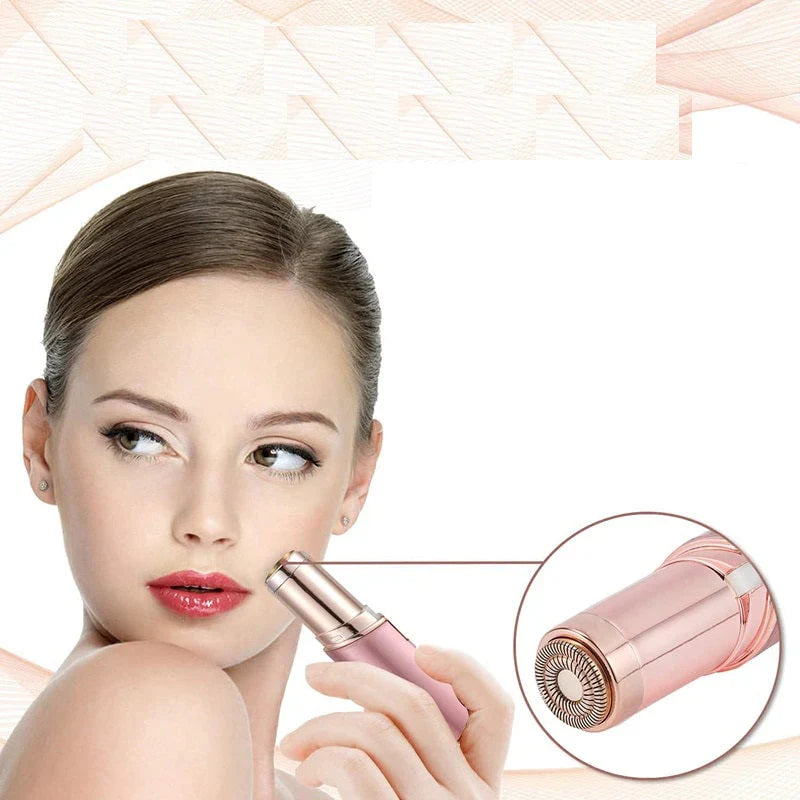 Elegant, trådløs epilator til kvinder, genopladelig, for skånsom hårfjerning og silkeblød hud.