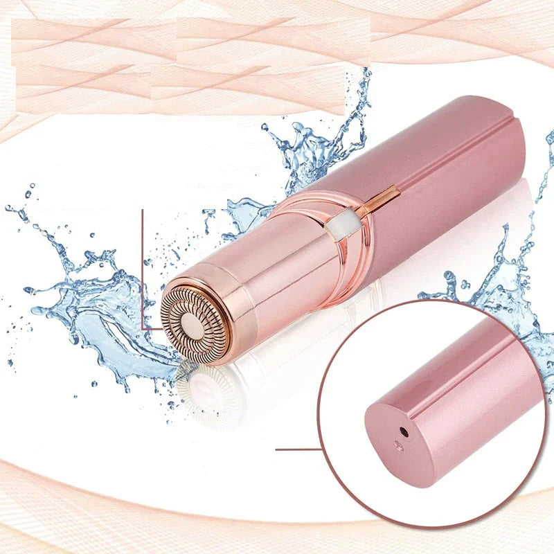 Elegant, trådløs epilator til kvinder, genopladelig, for skånsom hårfjerning og silkeblød hud.