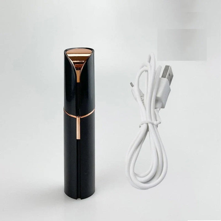 Elegant, trådløs epilator til kvinder, genopladelig, for skånsom hårfjerning og silkeblød hud.
