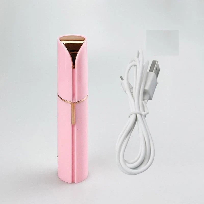 Elegant, trådløs epilator til kvinder, genopladelig, for skånsom hårfjerning og silkeblød hud.