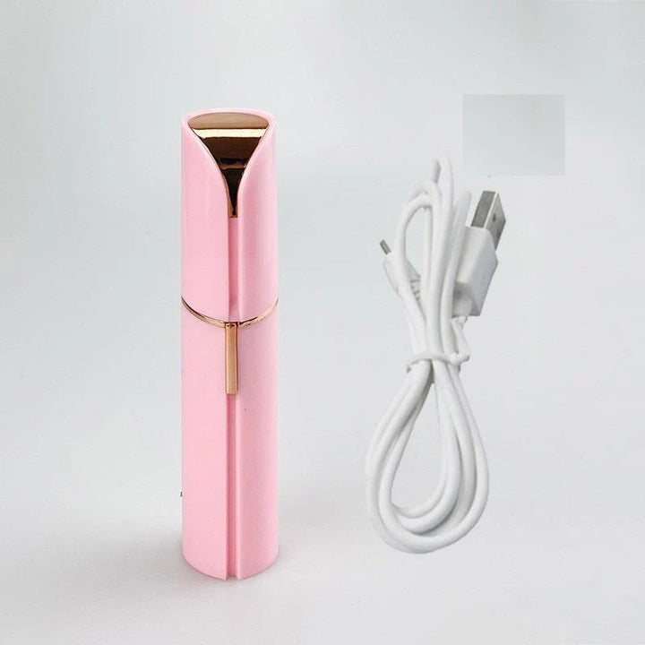 Elegant, trådløs epilator til kvinder, genopladelig, for skånsom hårfjerning og silkeblød hud.