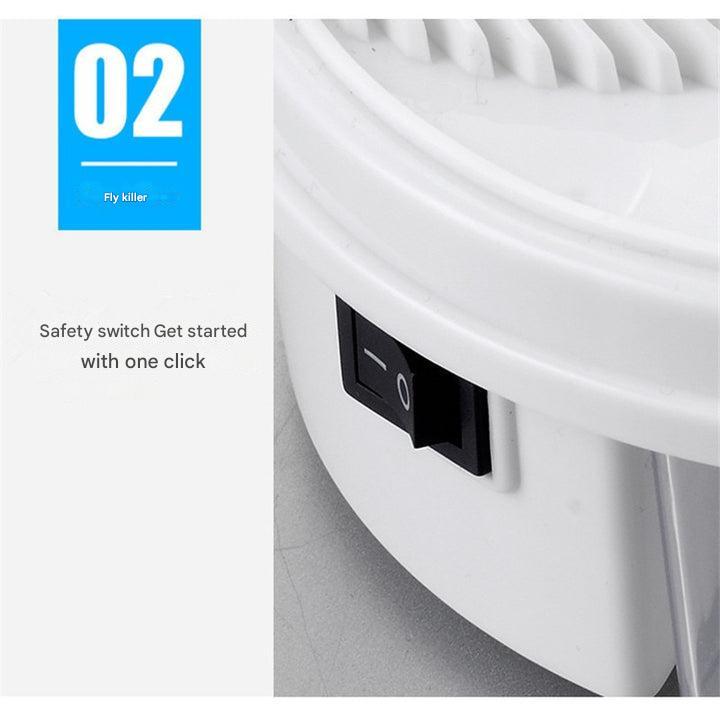 Elektrisk fluefanger, USB-drevet, ingen gift, moderne og kompakt, fanger insekter lydløst indendørs.