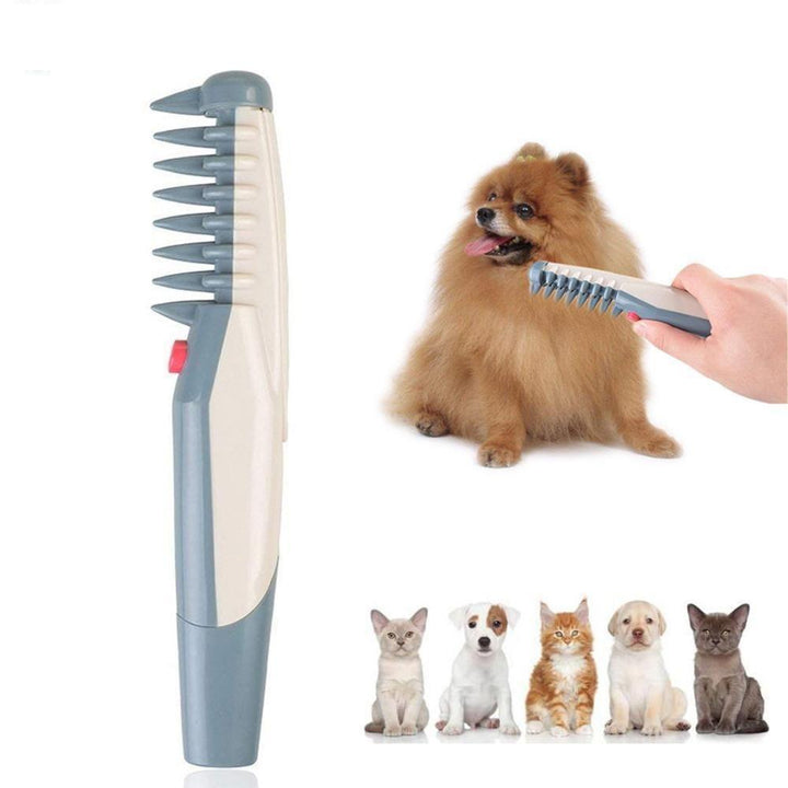 Ergonomisk elektrisk kam til dyrepleje. En effektiv og skånsom løsning mod knuder i pels hos hund og kat.