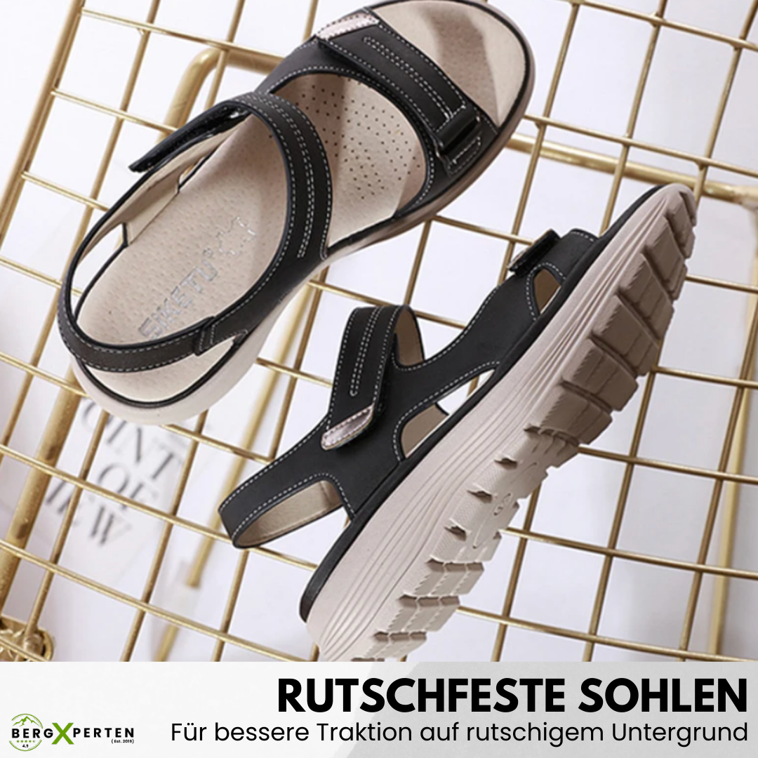 Ergonomiske dame-sandaler med skridsikker sål, stilfulde, komfortable, fremmer fodsundhed, ideelle til enhver lejlighed
