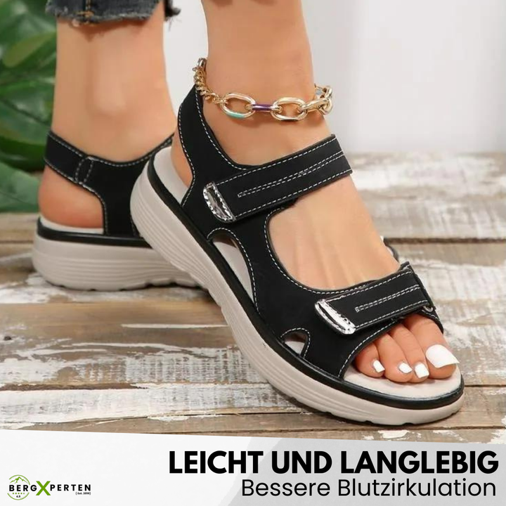 Ergonomiske dame-sandaler med skridsikker sål, stilfulde, komfortable, fremmer fodsundhed, ideelle til enhver lejlighed