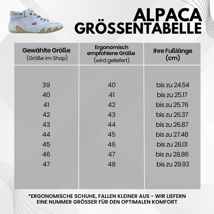 Alpaca Hallux Valgus læder barfodssko for optimal komfort og smertefrihed