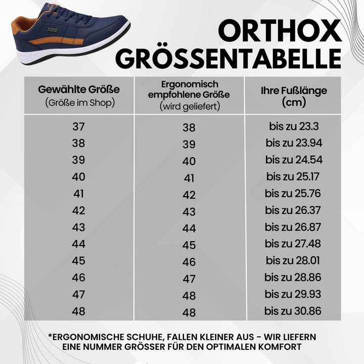 OrthoX Fit sko i et udendørsmiljø, egnet til aktive dage.