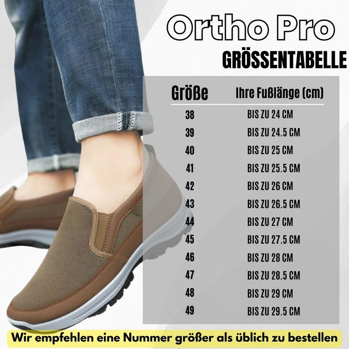 Ergonomiske komfortsko med ortopædisk sål, brun, åndbart design, ideel til smertefri vandring.