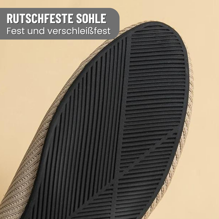 Ergonomiske skridsikre ballerinaer med elegant design, EVA-materiale og skridsikker sål for optimal komfort.