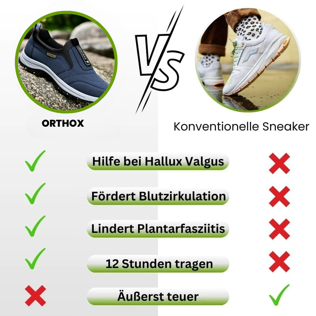 Ergonomiske unisex vandtætte sko for komfort og smertelindring, åndbare, med fleksibel sål
