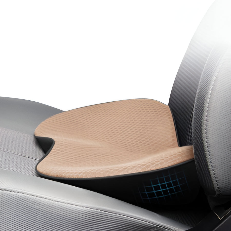 Komfortabel memory foam sædepude, passer til de fleste biler. Forbedrer siddehøjde og giver en bedre køreoplevelse.