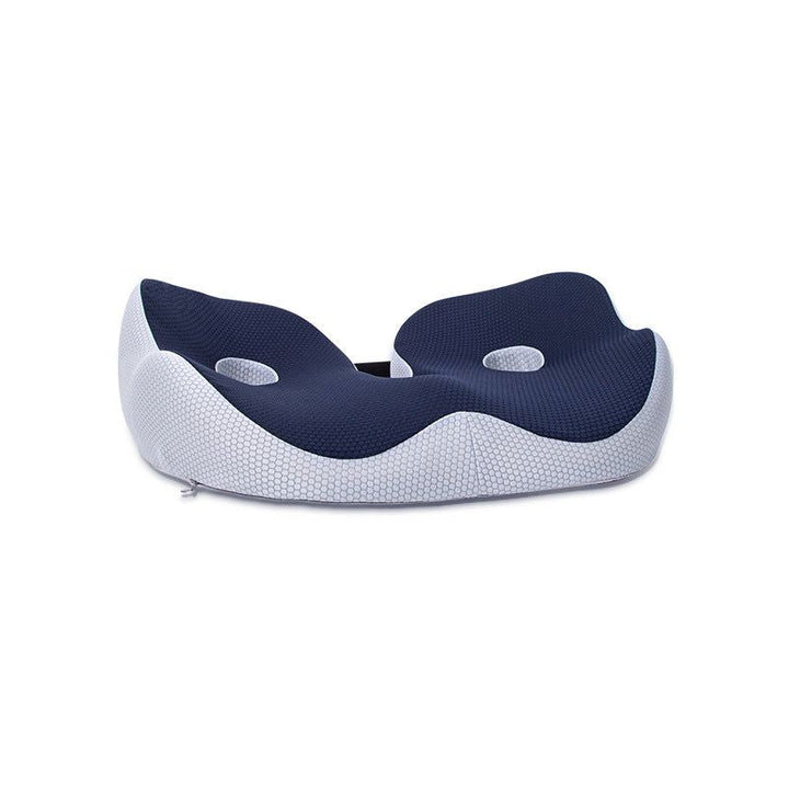 Trykaflastende FlexiSeat siddepude med ergonomisk design for langvarig siddekomfort.