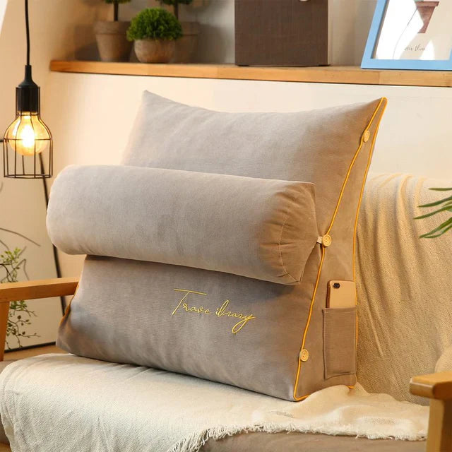 Komfortabel kilepude med ergonomisk design, giver aflastning for ryggen. Smertefri siddeoplevelse.