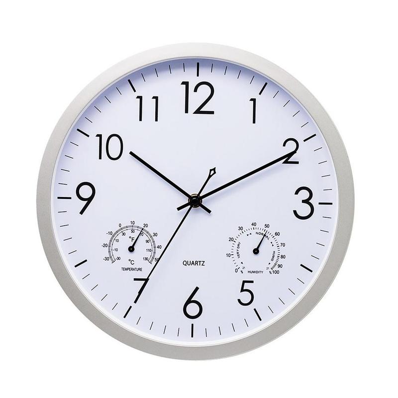 Multifunktionelt EverTick udendørs vægur, der kombinerer ur, termometer og hygrometer til ethvert uderum.