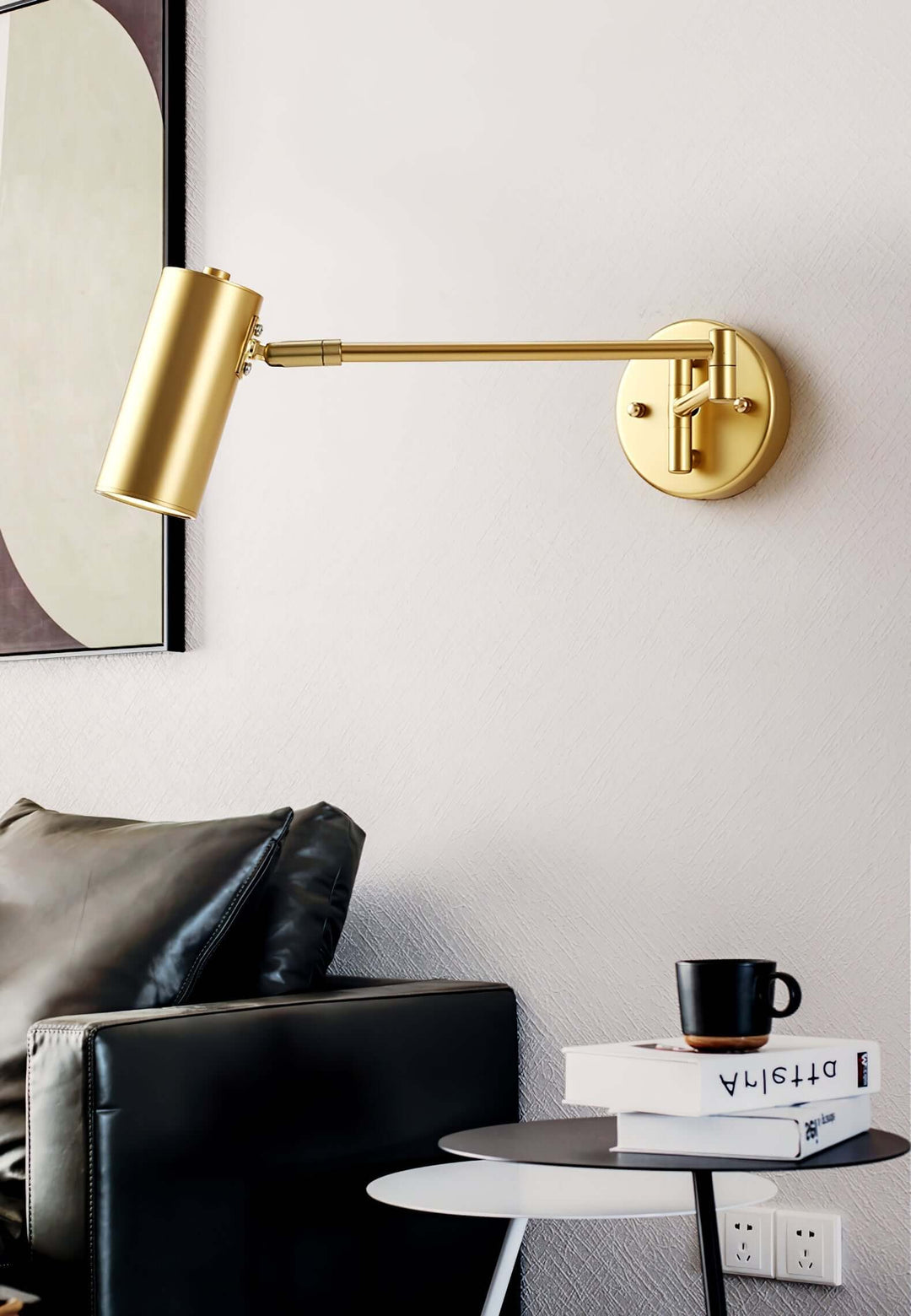 Drejelig LED-væglampe i moderne design