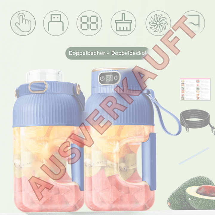 Bærbar Multifunktionsblender 1,2L - Smoothie Maker