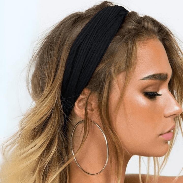 Boho Twist Hårbånd til kvinder: Elastisk og Trendy