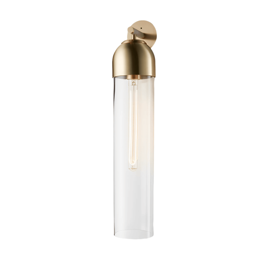 Elegant væglampe i kunstglas