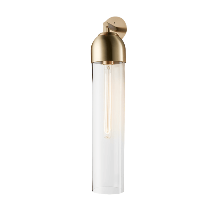 Elegant væglampe i kunstglas