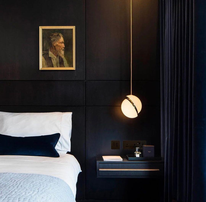 Måneformet Pendellampe i Moderne Design