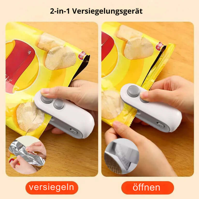 Mini-fødevareforsegler 2-i-1 - Frisk & Praktisk