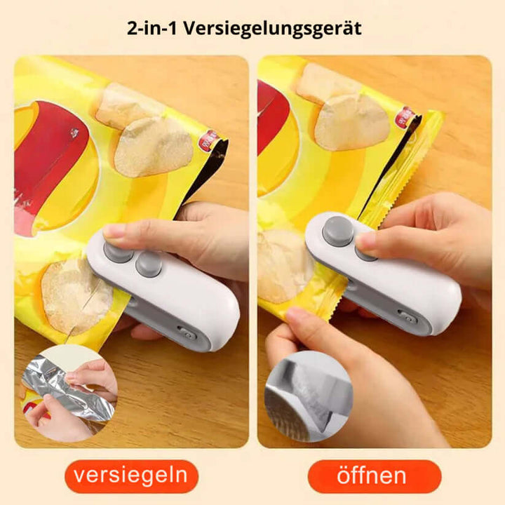 Mini-fødevareforsegler 2-i-1 - Frisk & Praktisk