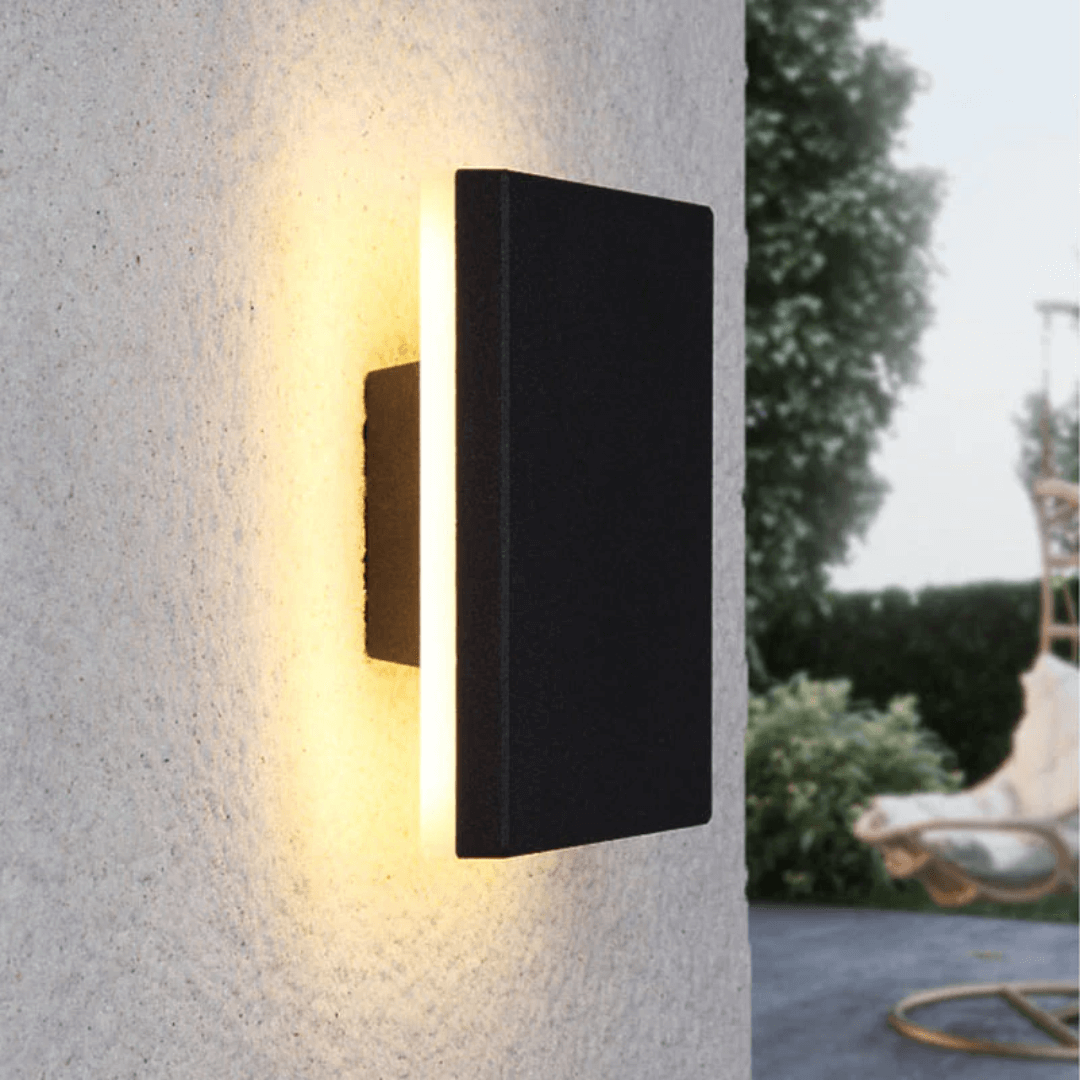 Minimalistisk LED udendørsvæglampe