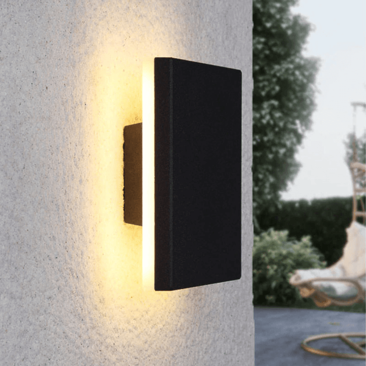 Minimalistisk LED udendørsvæglampe