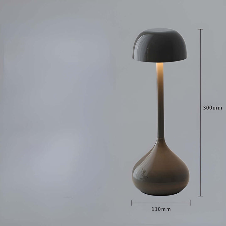 Dæmpbar trådløs LED-bordlampe i svampedesign