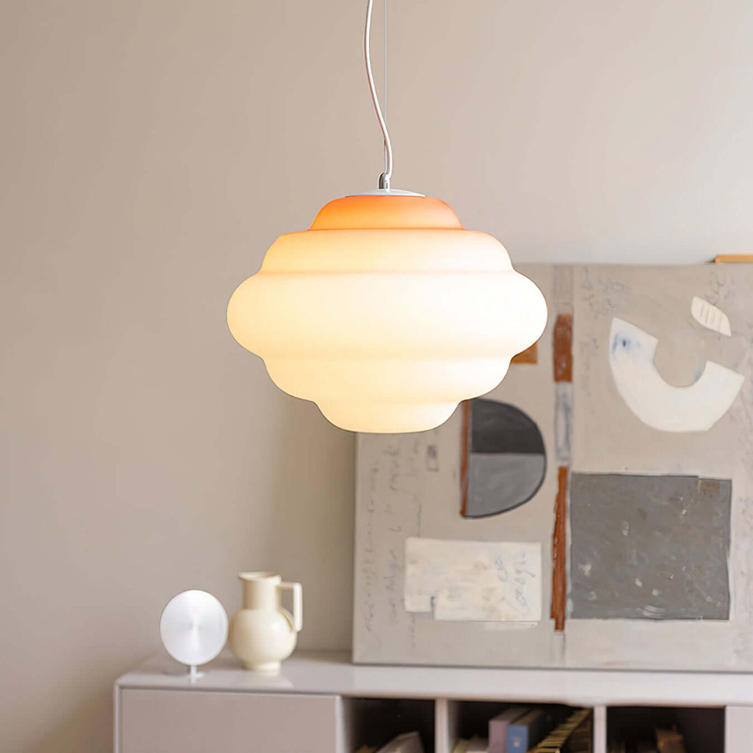 Gradient Sky Cloud Pendel Lampe