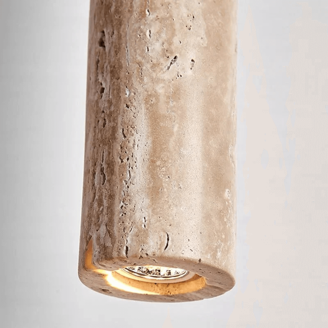 Minimalistisk LED-lysekrone i Wabi-Sabi stil