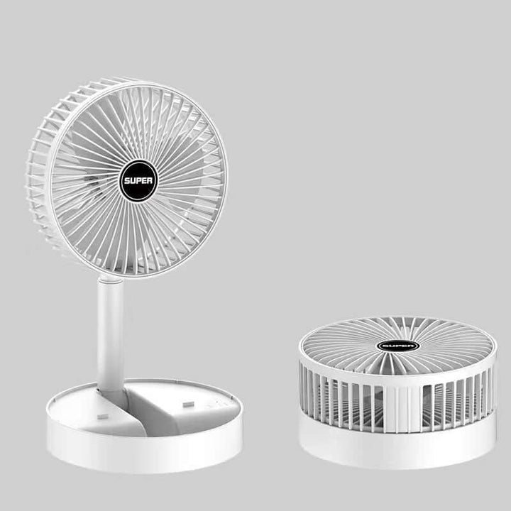 Bærbar foldbar ventilator med 3 hastigheder