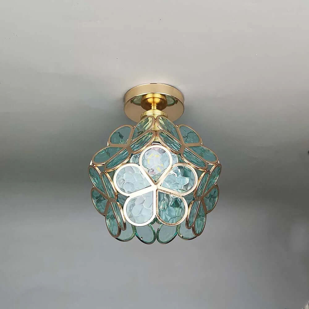 Loft Home Blomster Design Glas Loftlampe