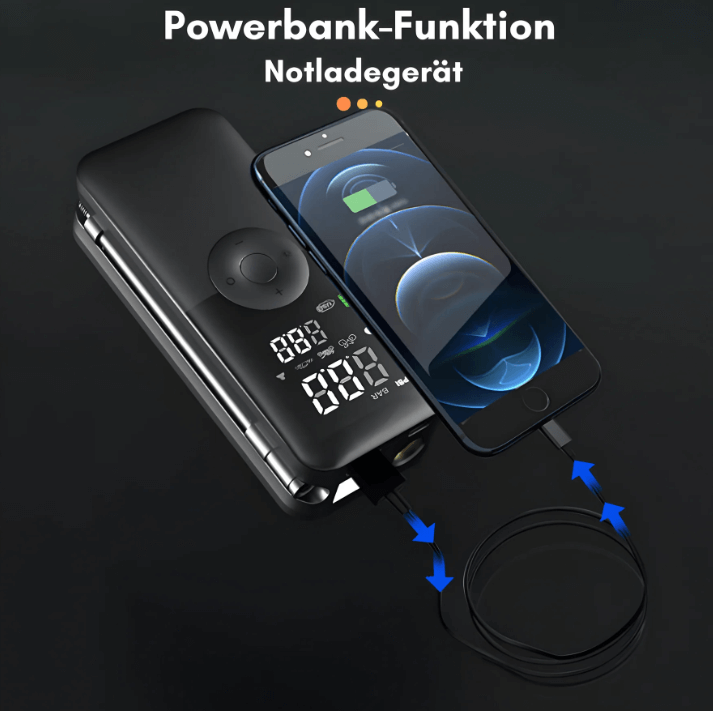 Bærbar Minipumpe med Digital Display