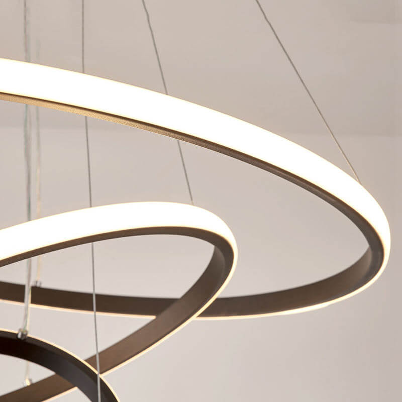 LED Loftloftslampe med 3 Ringen, Dæmpbar