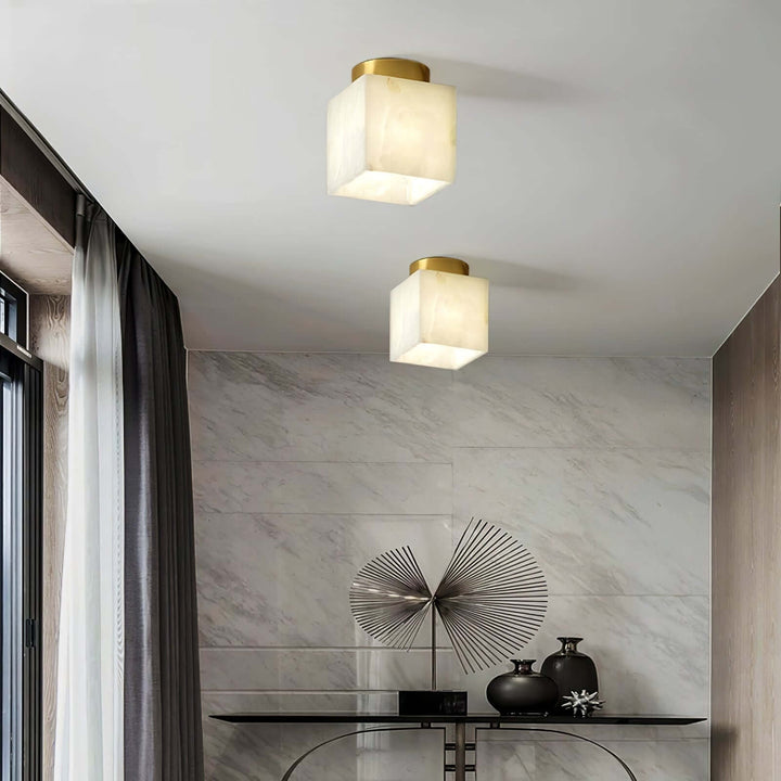 Måne Alabast Loftslys, Moderne LED, 15cm