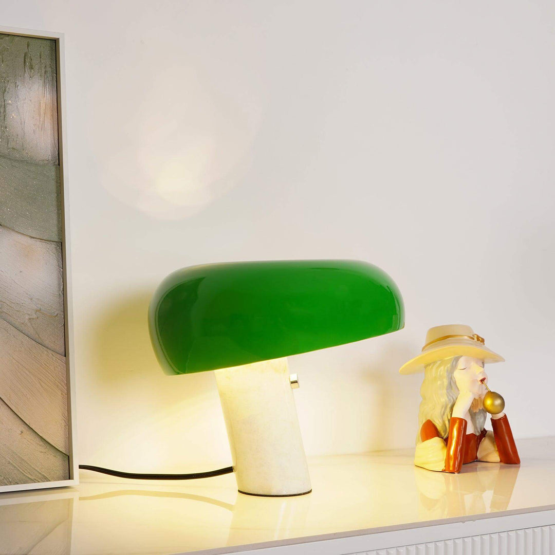 Designer Bordlampe i Marmor