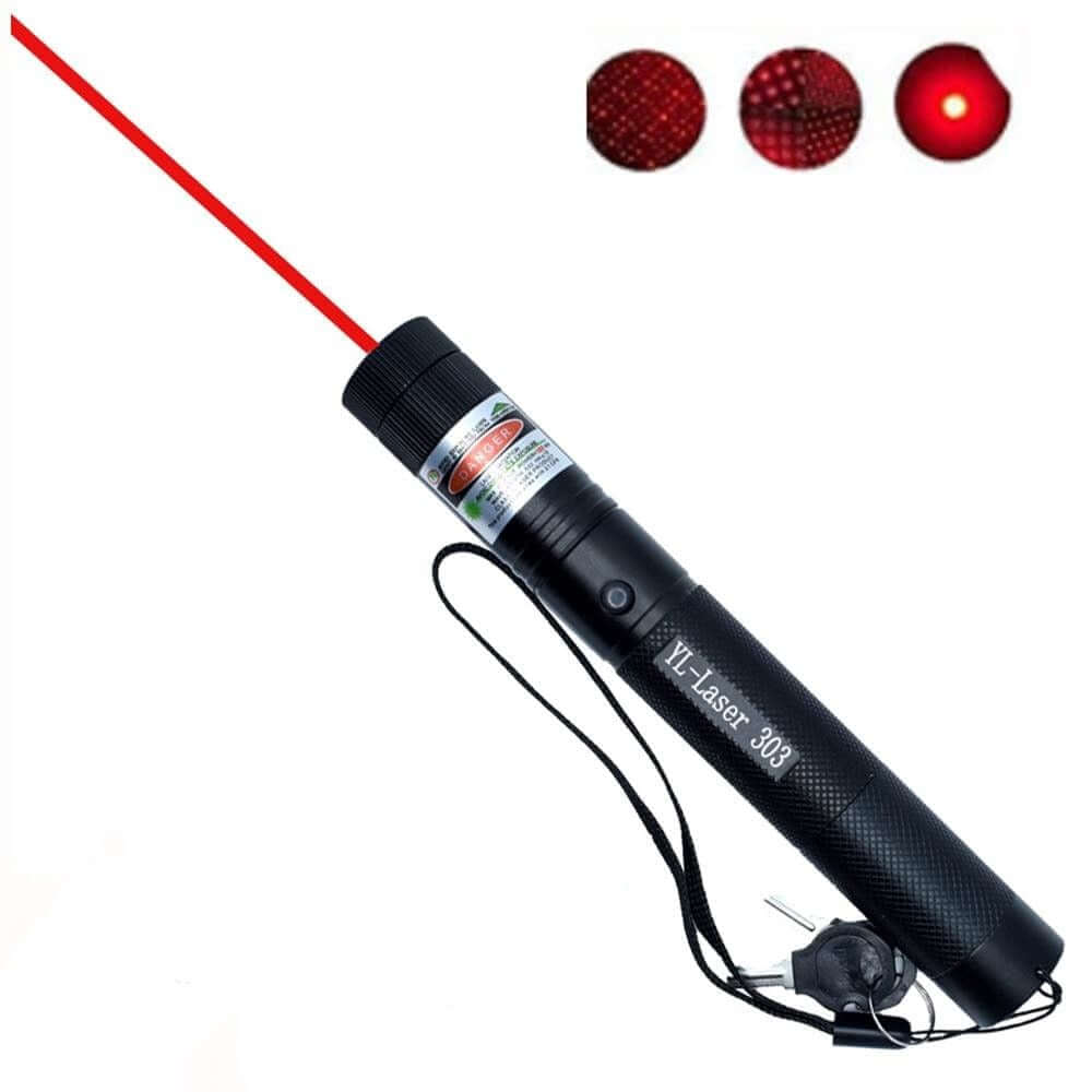 Kraftfuld laserpointer: Grøn/rød